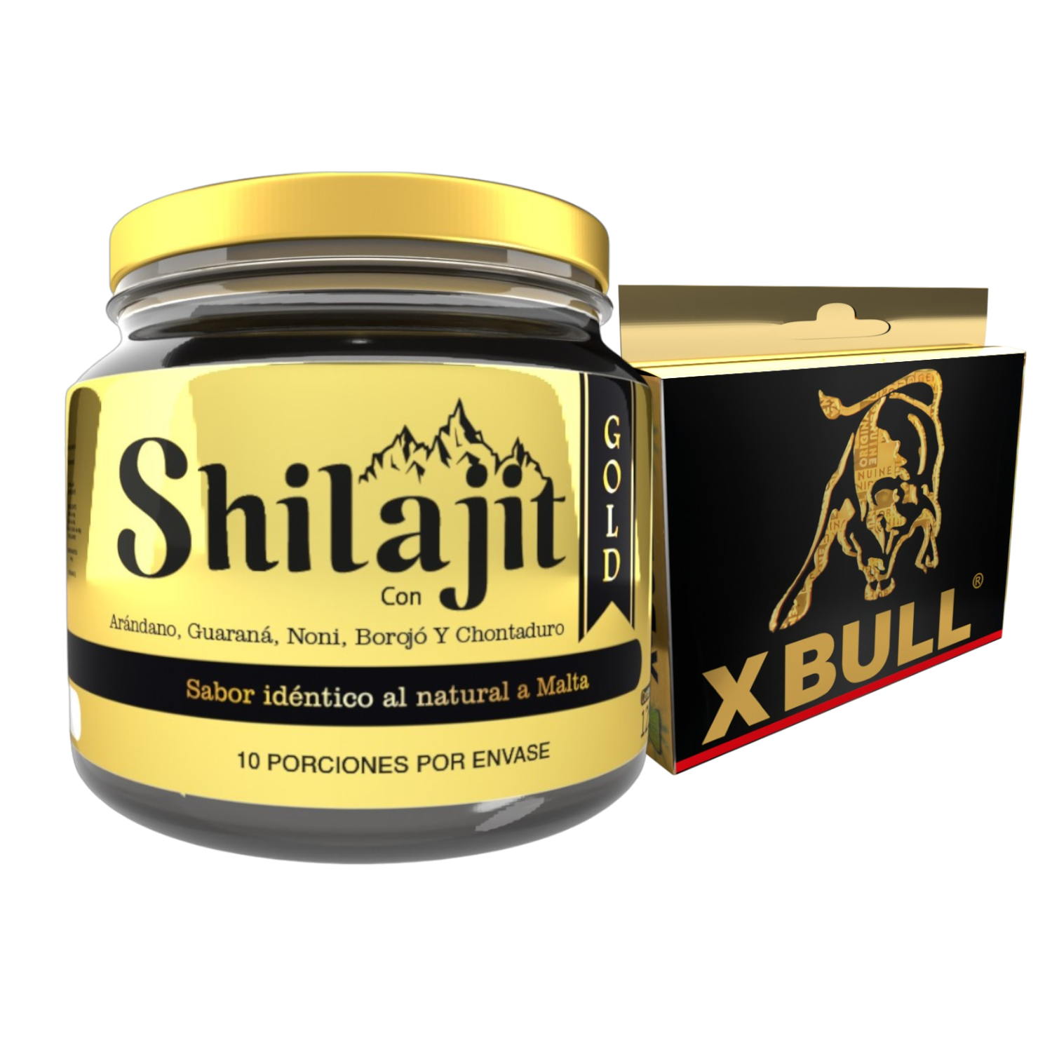 Shilajit Gold Original + X-Bull 5 Tab
